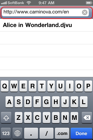 Opening a DjVu on the Web